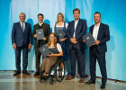Gruppenfoto: Söder und Herrmann mit Botschaftern