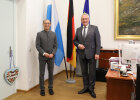 Chinesischer Generalkonsul Tong und Innenminister Joachim Herrmann