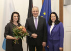 Birgit Riesner, Innenminister Herrmann und Dr. Kerstin Engelhardt-Blum