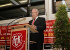 Innenminister Joachim Herrmann hinter Rednerpult