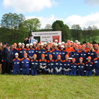 Gruppenbild Jugendfeuerwehren im Landkreis Coburg