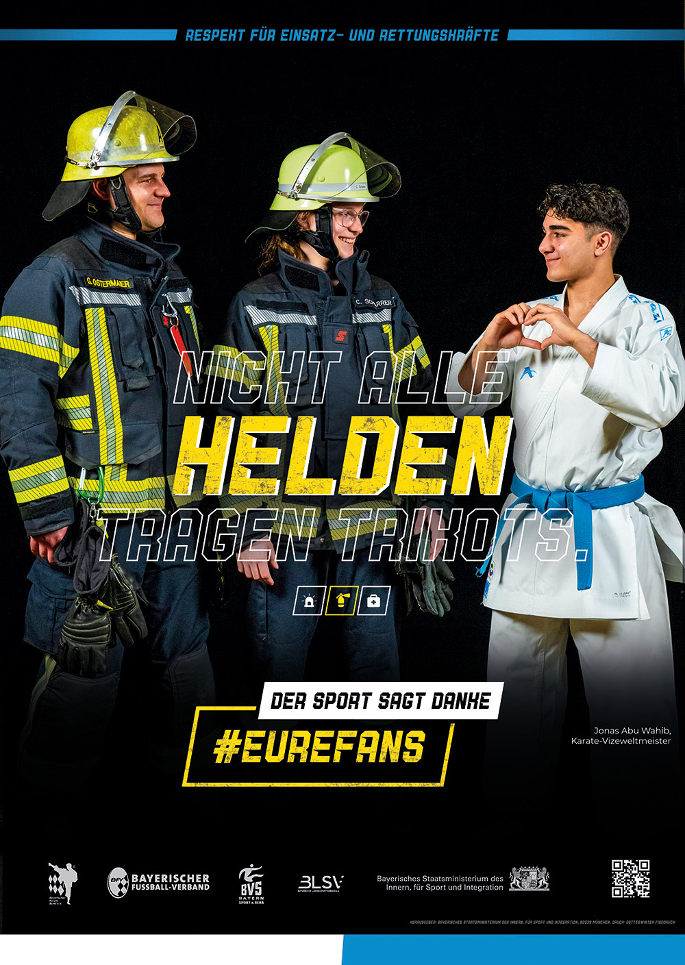 Plakat Nicht Alle Helden Feuerwehr Karate Vorschau