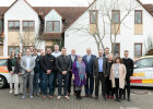 Gruppenfoto mit ASB-Ehrenamtlichen und -Mitarbeitern