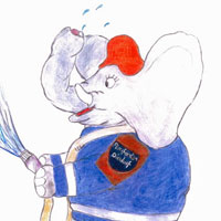 Zeichnung Florifant der Freiwilligen Feuerwehr Diedorf Zeichnung Florifant der Freiwilligen Feuerwehr Diedorf