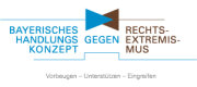 Das Bild zeigt das Logo des Handlungskonzepts der Bayerischen Staatsregierung gegen Rechtsextremismus